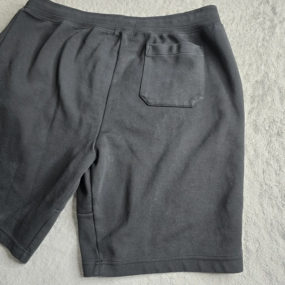 Polo Ralph Lauren Shorts Mens XXL Black Double-Knit Signature Embroidered Pony